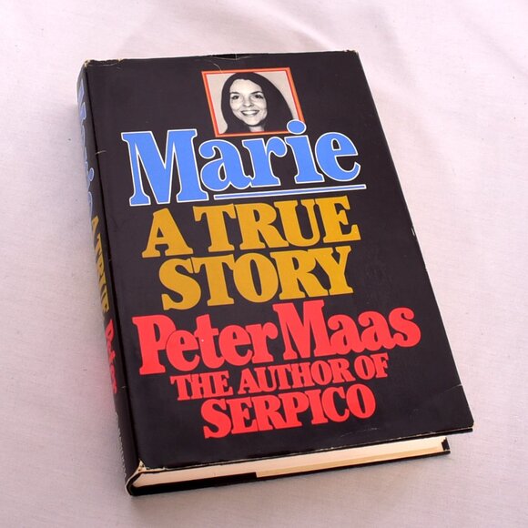 MARIE: A TRUE STORY By Peter Maas - Hardcover  Dust Jacket - Picture 1 of 9